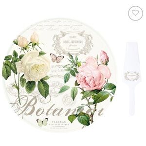 NIB Easy Life Cake Serving Set - Jardin Botanique in Porcelain